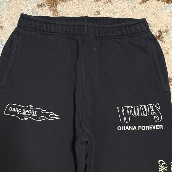 Darc Sport Wolves Club Limited Edition Sweatpants Size Small Streetwear - Picture 3 of 6